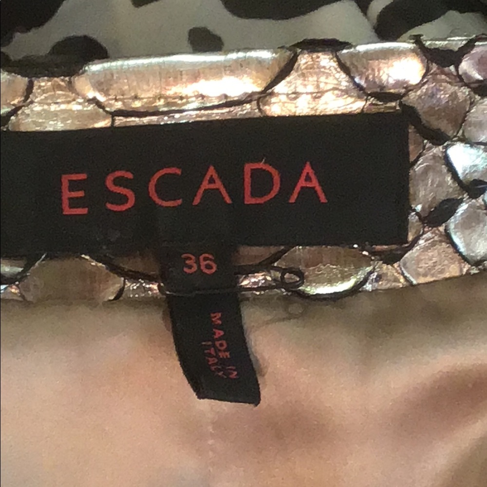 ESCADA COUTURE-Python leather jacket - Picture 7 of 11